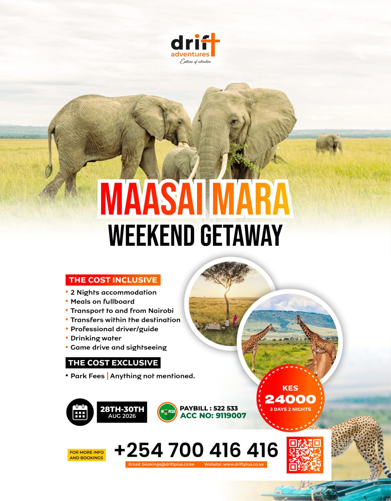 Maasai Mara Weekend Getaway