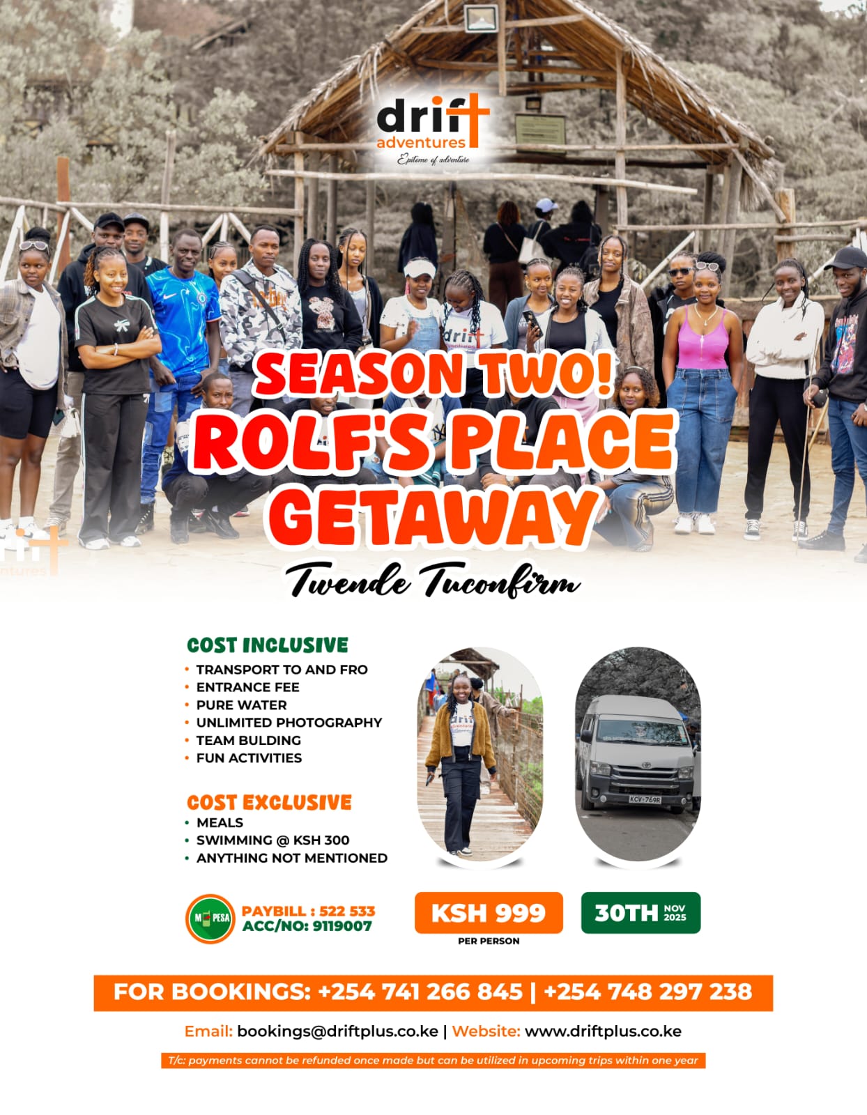Rolf’s Place Season Two – Adventure, Fun & Team Building at Just 999