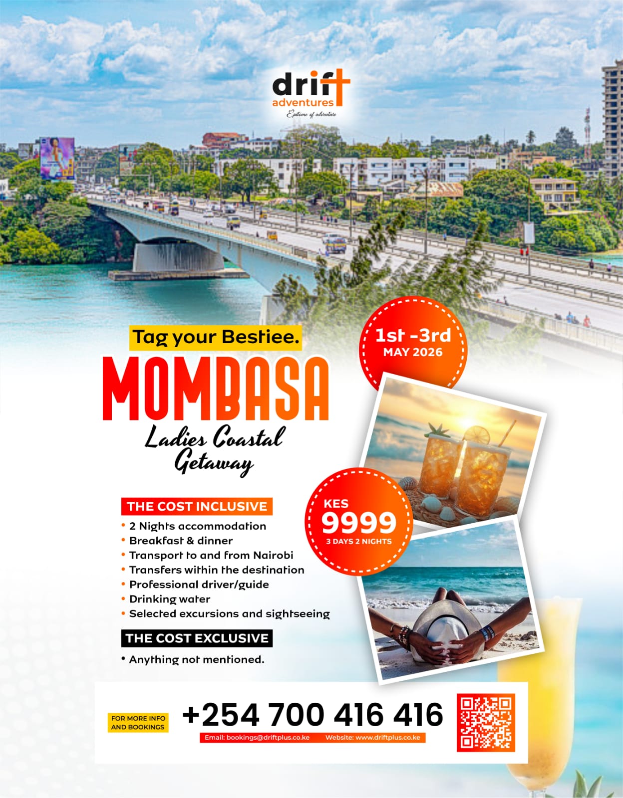 MOMBASA LADIES COASTAL GETAWAY
