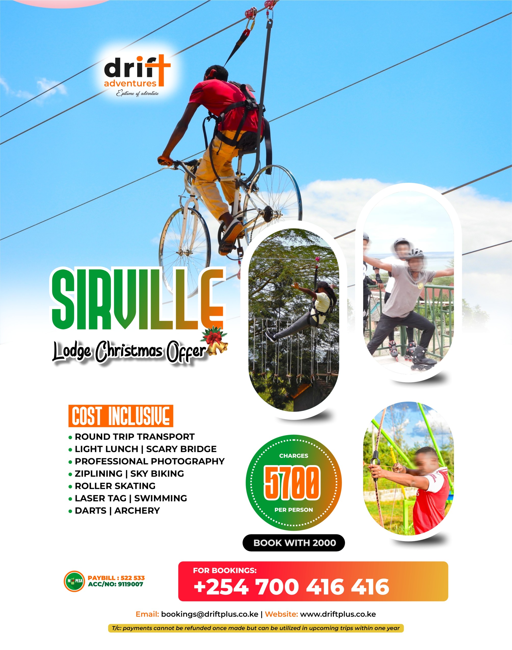 Sirville Lodge Christmas Adventure Day Trip